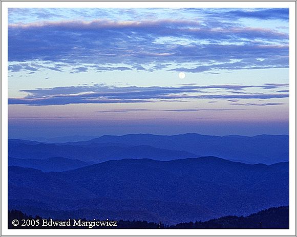 350173   Smoky Mountain Moonrise view 1 